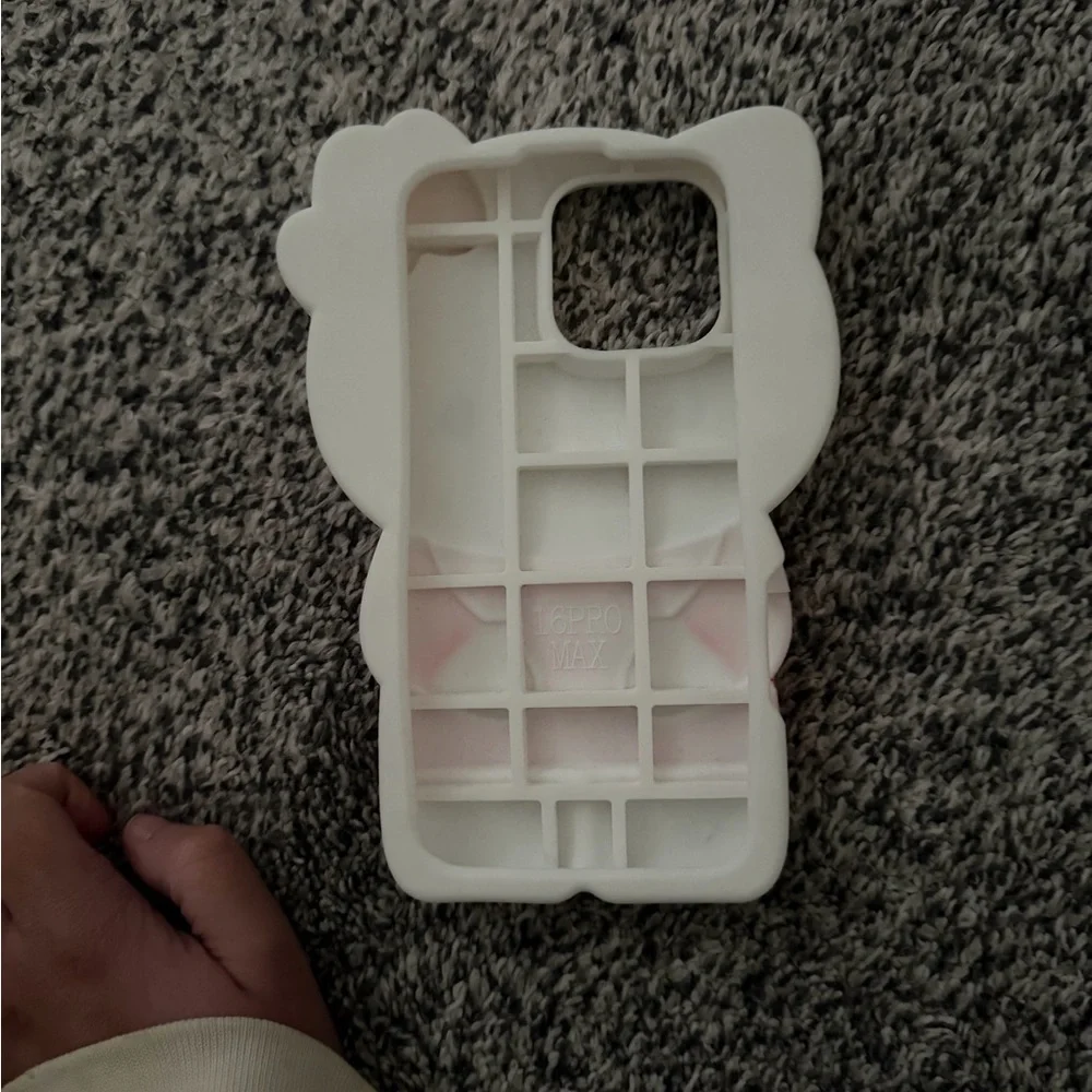 iPhone 16 Pro Max Pink 3D Hello Kitty Case